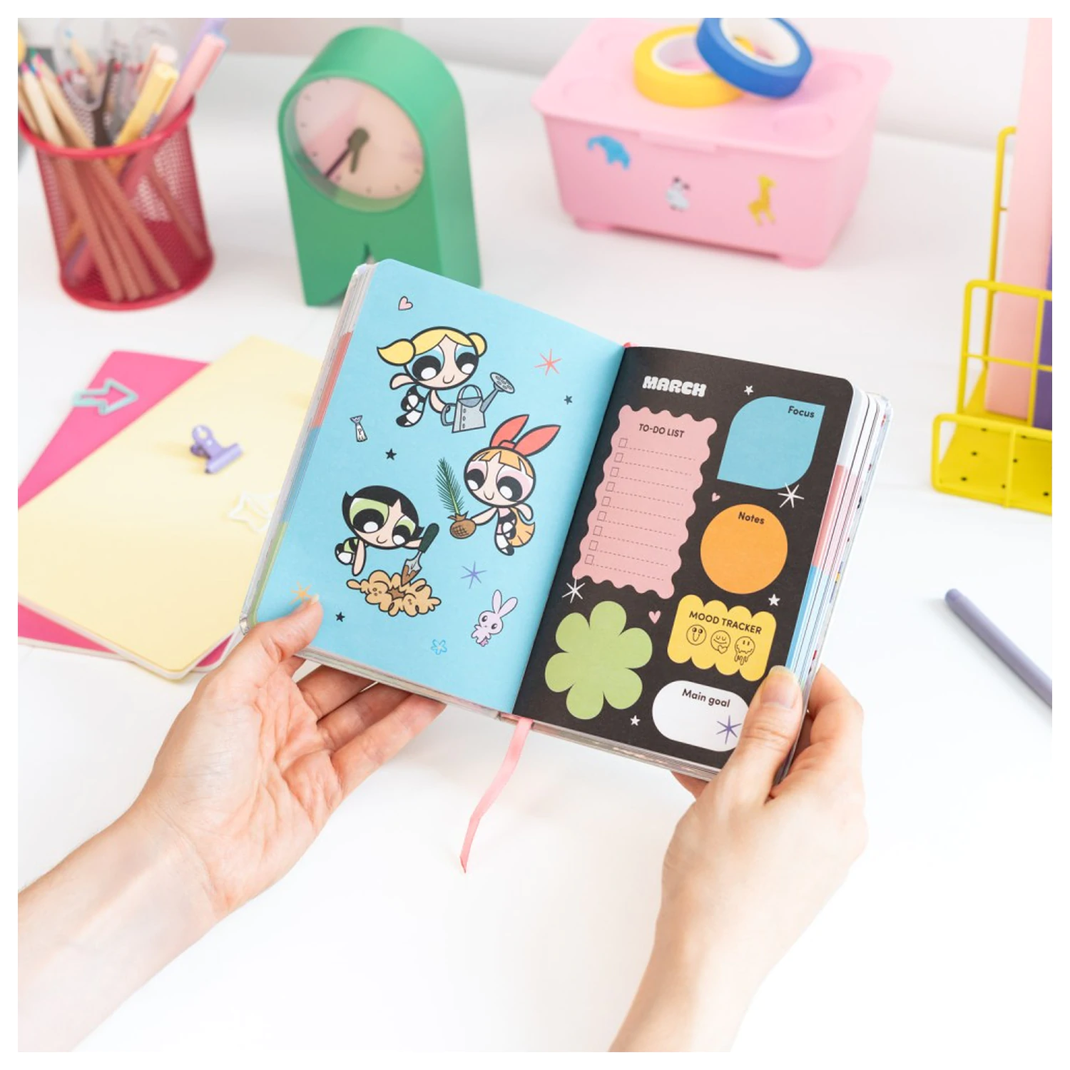 The Powerpuff Girls Akademischer Planer 2026/27 A6 *English Version* Produktfoto