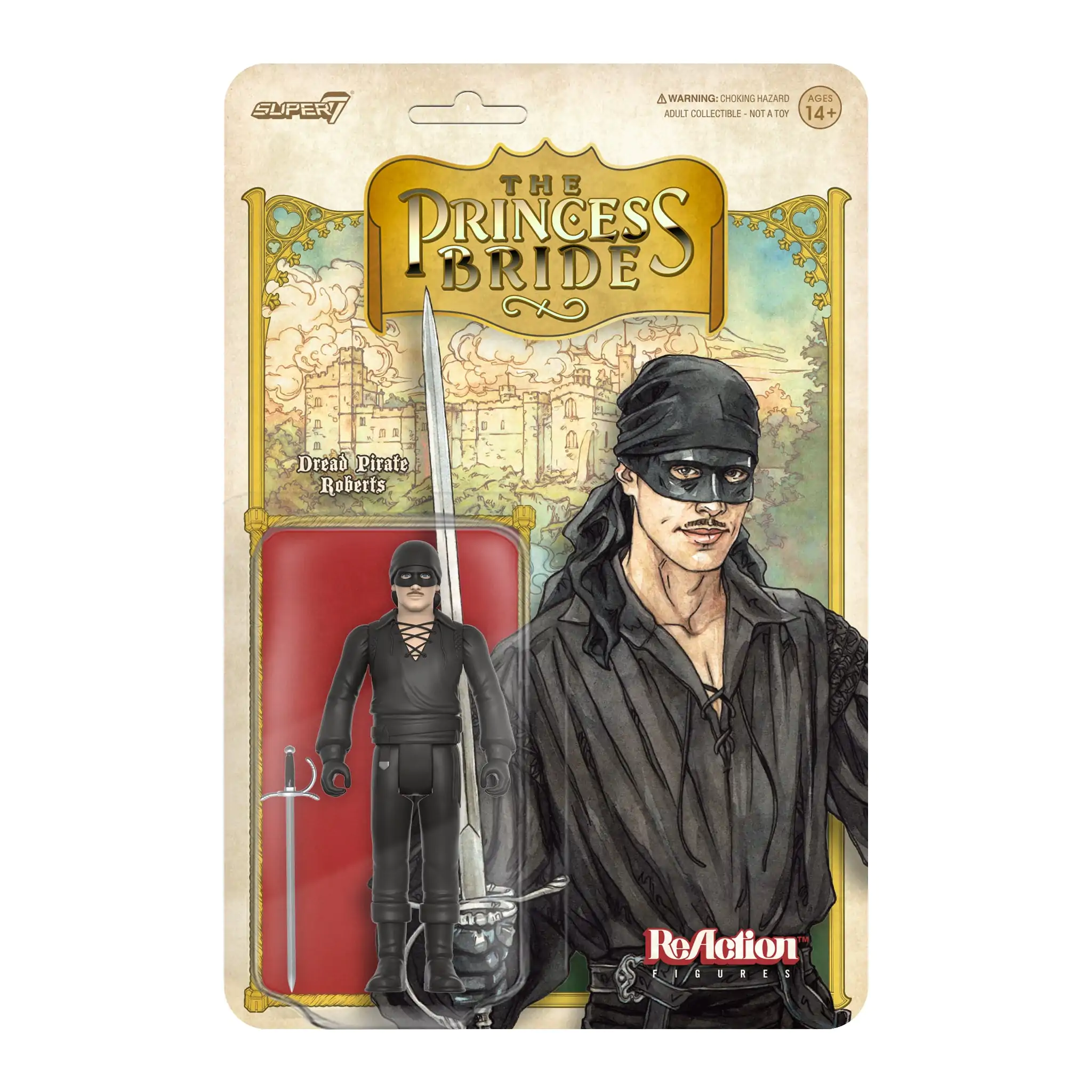 Die Braut des Prinzen  ReAction Actionfigur Dread Pirate Roberts 10 cm Produktfoto