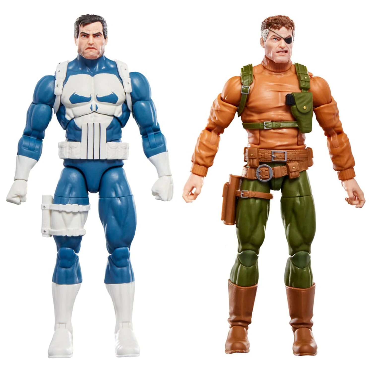 The Punisher Marvel Legends Gamerverse Action-Figuren 2er-Pack Punisher & Nick Fury 15 cm Produktfoto