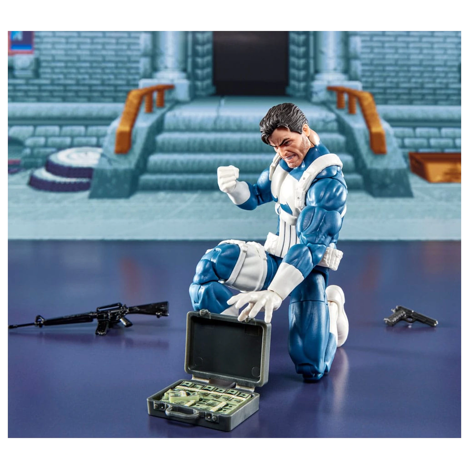 The Punisher Marvel Legends Gamerverse Action-Figuren 2er-Pack Punisher & Nick Fury 15 cm Produktfoto