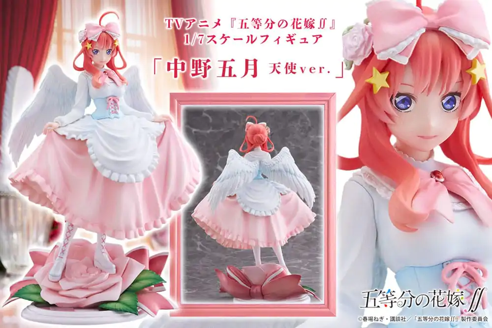 The Quintessential Quintuplets PVC Statue 1/7 Nakano Itsuki Angel Ver. 26 cm termékfotó