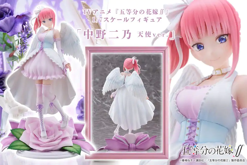 The Quintessential Quintuplets PVC Statue 1/7 Nakano Nino Angel Ver. 26 cm Produktfoto
