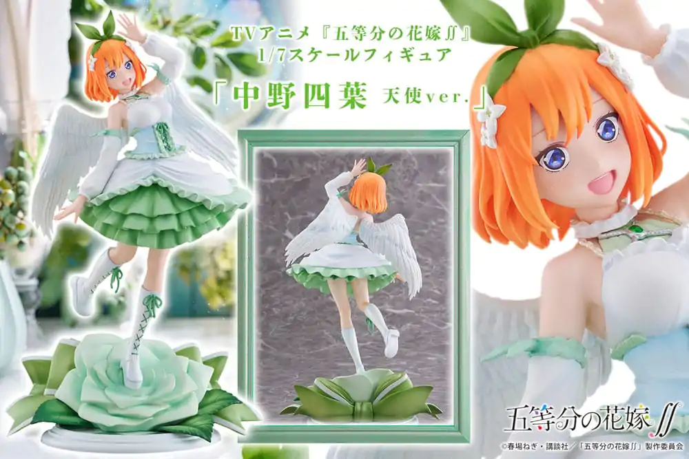 The Quintessential Quintuplets PVC Statue 1/7 Nakano Yotsuba Angel Ver. 27 cm termékfotó