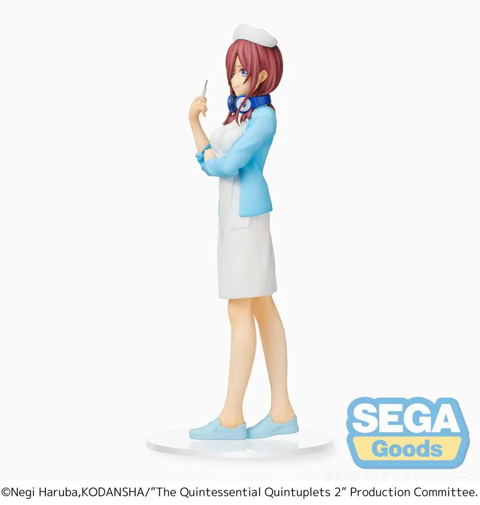 The Quintessential Quintuplets 2 SPM PVC Statue Miku Nakano Nurse Ver. 21 cm Produktfoto