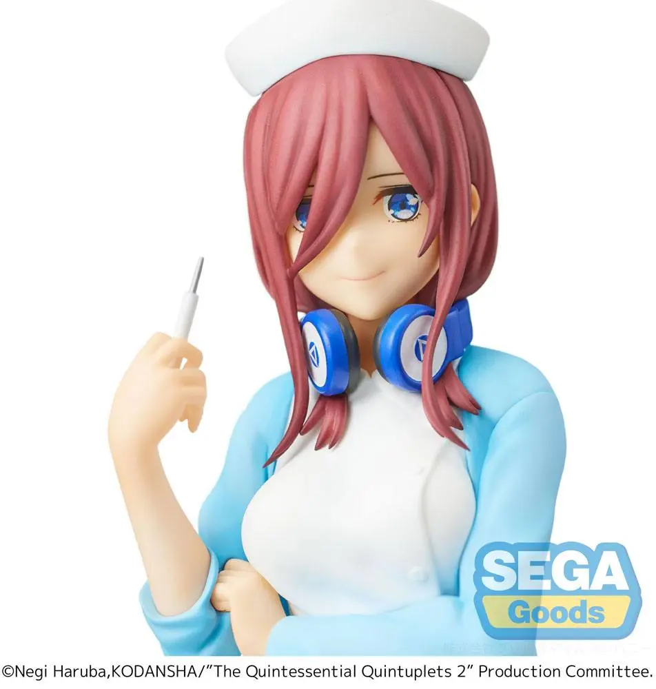 The Quintessential Quintuplets 2 SPM PVC Statue Miku Nakano Nurse Ver. 21 cm Produktfoto