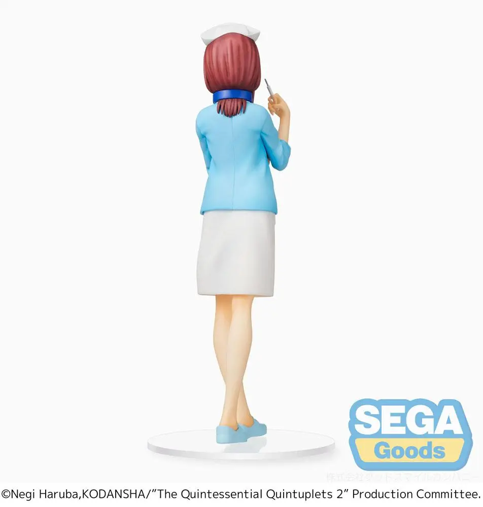 The Quintessential Quintuplets 2 SPM PVC Statue Miku Nakano Nurse Ver. 21 cm Produktfoto