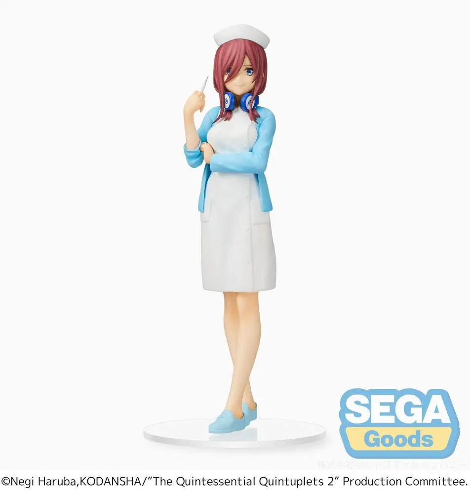 The Quintessential Quintuplets 2 SPM PVC Statue Miku Nakano Nurse Ver. 21 cm Produktfoto