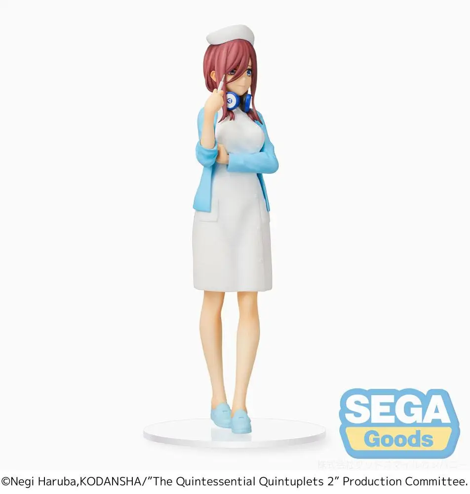 The Quintessential Quintuplets 2 SPM PVC Statue Miku Nakano Nurse Ver. 21 cm Produktfoto