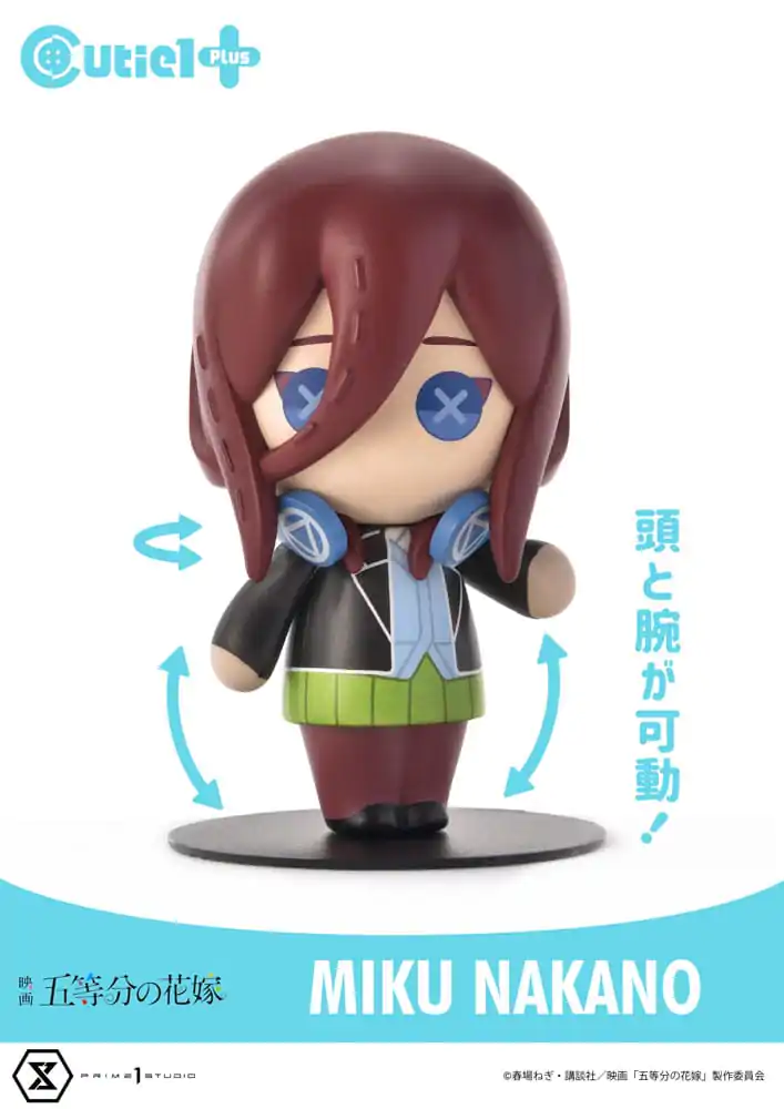 The Quintessential Quintuplets Cutie1 PVC Figur Miku Nakano 9 cm Produktfoto