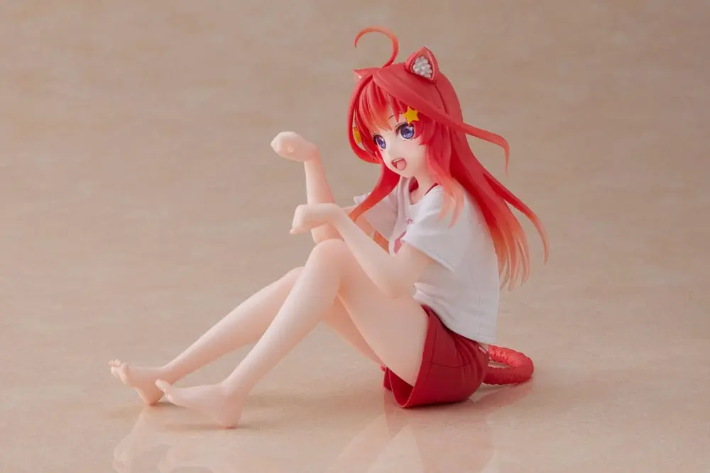 The Quintessential Quintuplets 2 PVC Statue Desktop Itsuki Nakano Newley Written Cat Roomwear Ver. Produktfoto