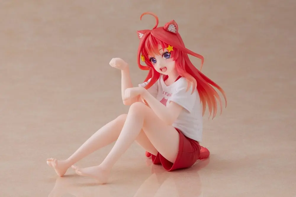 The Quintessential Quintuplets 2 PVC Statue Desktop Itsuki Nakano Newley Written Cat Roomwear Ver. Produktfoto