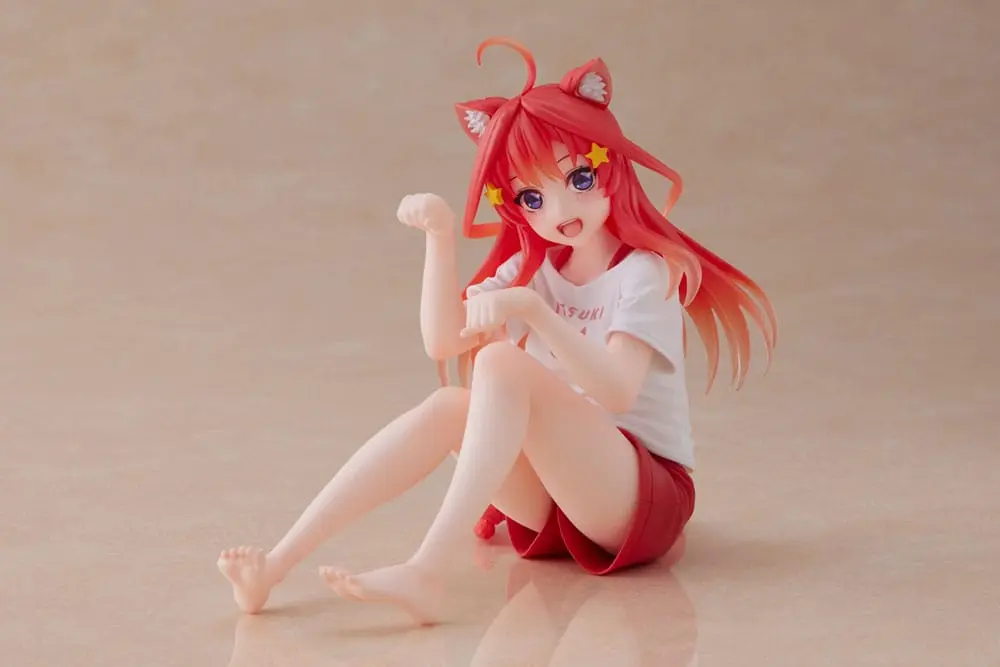 The Quintessential Quintuplets 2 PVC Statue Desktop Itsuki Nakano Newley Written Cat Roomwear Ver. Produktfoto