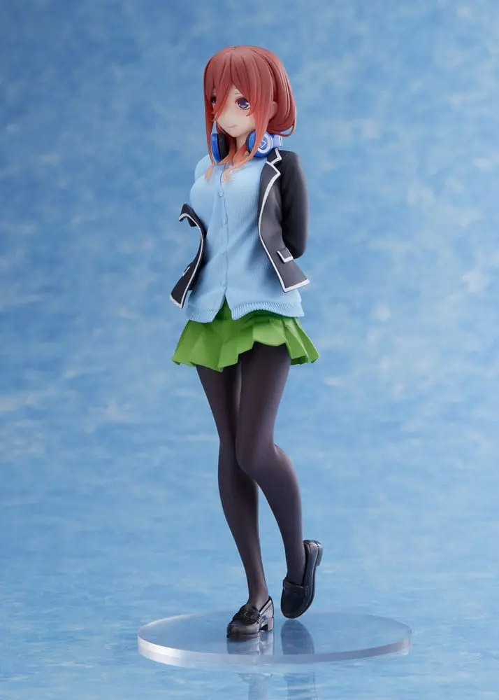 The Quintessential Quintuplets PVC Statue Miku Nakano School Uniform Ver Renewal Edition termékfotó