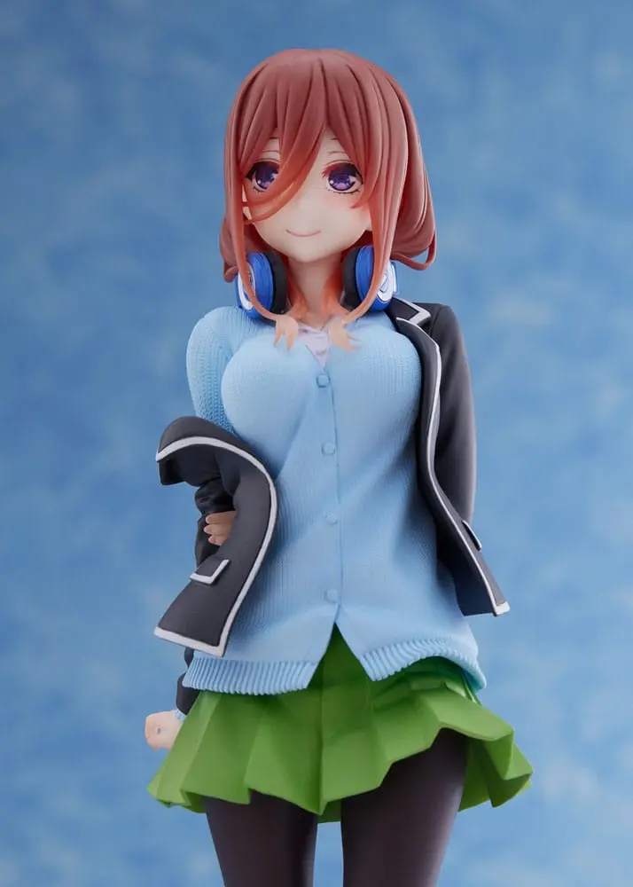 The Quintessential Quintuplets PVC Statue Miku Nakano School Uniform Ver Renewal Edition termékfotó