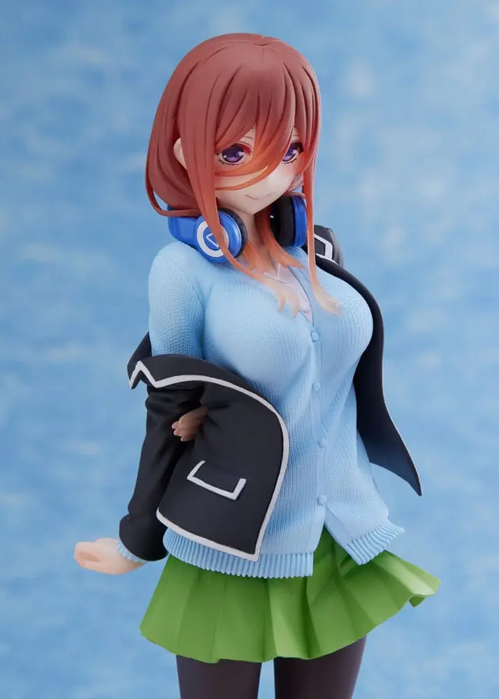 The Quintessential Quintuplets PVC Statue Miku Nakano School Uniform Ver Renewal Edition termékfotó