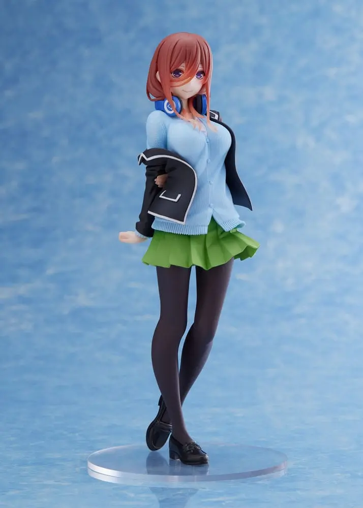 The Quintessential Quintuplets PVC Statue Miku Nakano School Uniform Ver Renewal Edition termékfotó