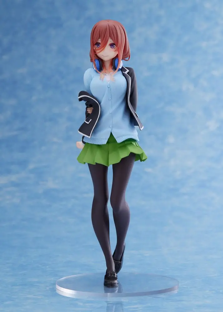 The Quintessential Quintuplets PVC Statue Miku Nakano School Uniform Ver Renewal Edition termékfotó