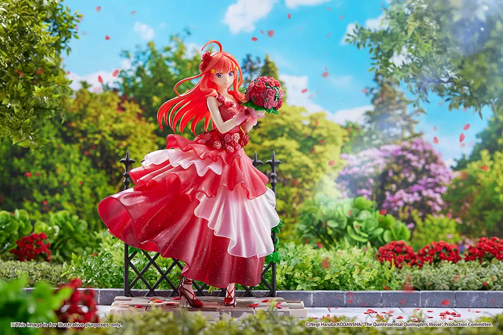 The Quintessential Quintuplets: The Movie PVC Statue 1/7 Itsuki Nakano Floral Dress Ver. 23 cm Produktfoto