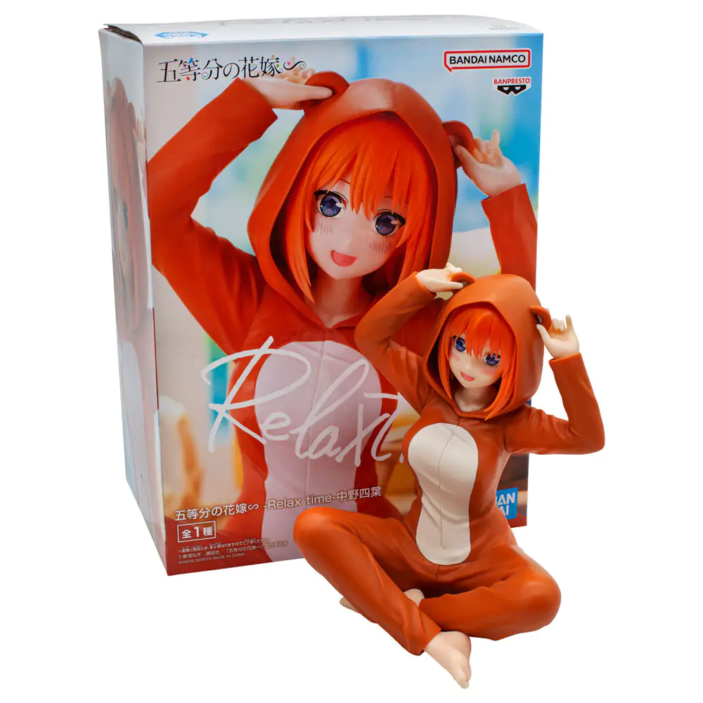 The Quintessential Quintuplets Yotsuba Nakano Relax Time Figur 12cm termékfotó