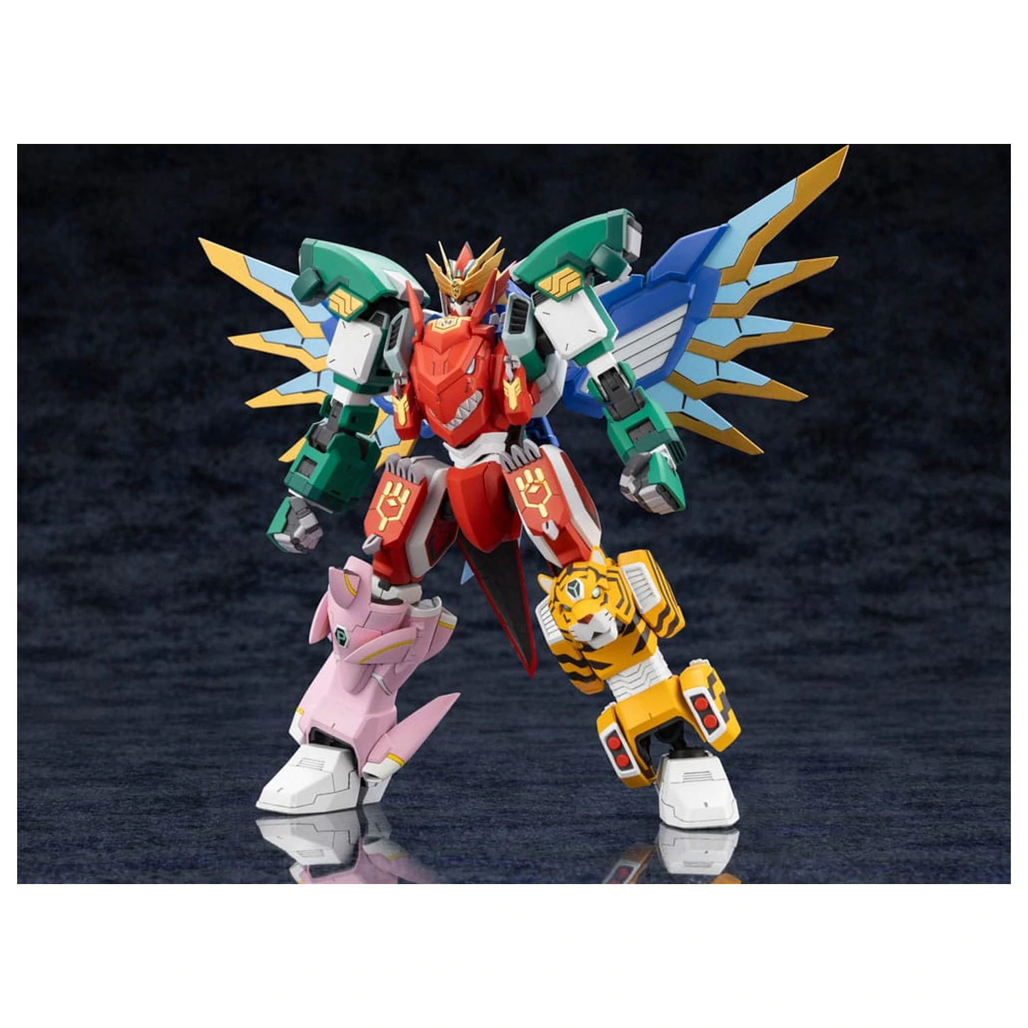 The Red Ranger Becomes an Adventurer in Another World Plastic Model Kit Maximum Kizuna Kaiser 17 cm Produktfoto