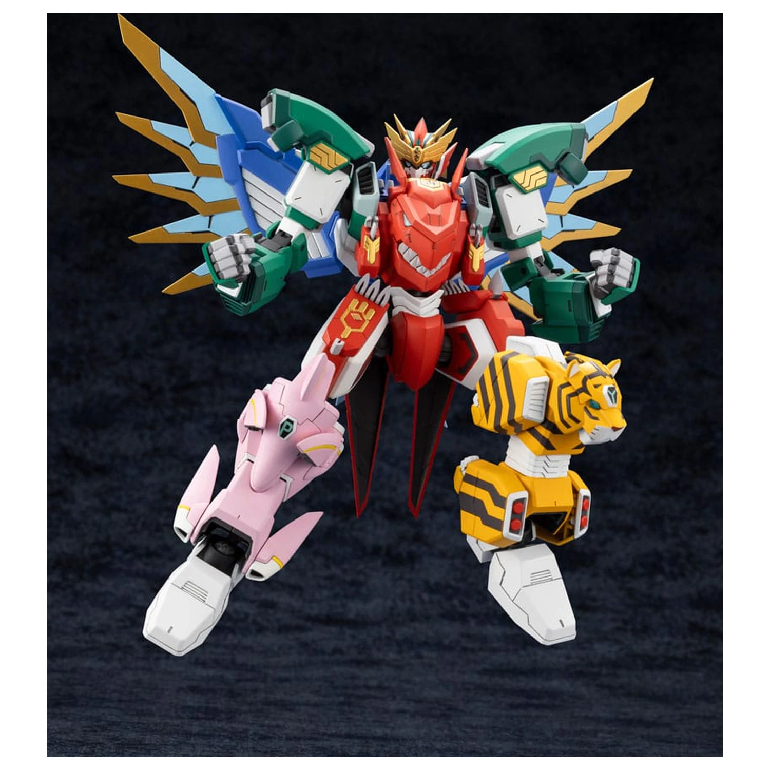 The Red Ranger Becomes an Adventurer in Another World Plastic Model Kit Maximum Kizuna Kaiser 17 cm Produktfoto