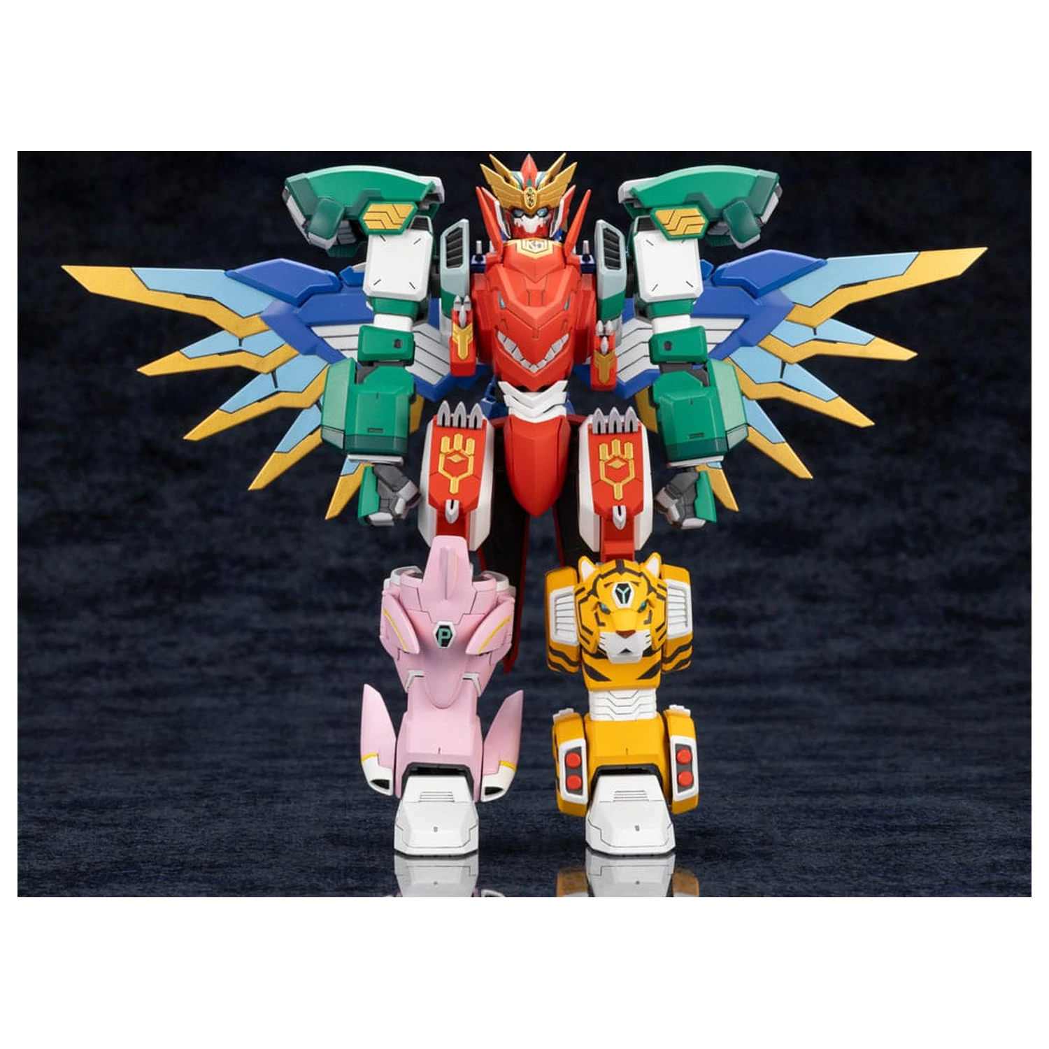 The Red Ranger Becomes an Adventurer in Another World Plastic Model Kit Maximum Kizuna Kaiser 17 cm Produktfoto