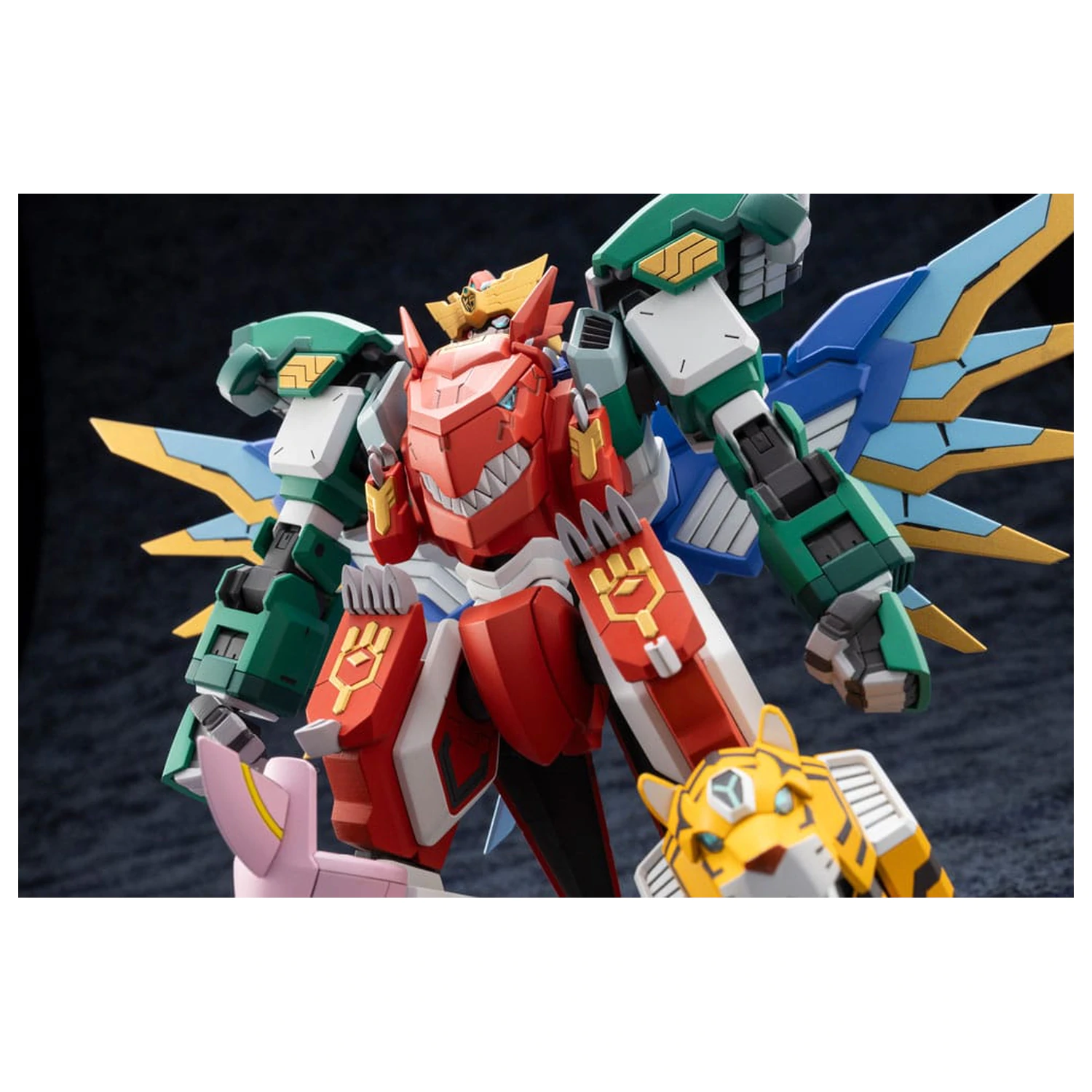 The Red Ranger Becomes an Adventurer in Another World Plastic Model Kit Maximum Kizuna Kaiser 17 cm Produktfoto