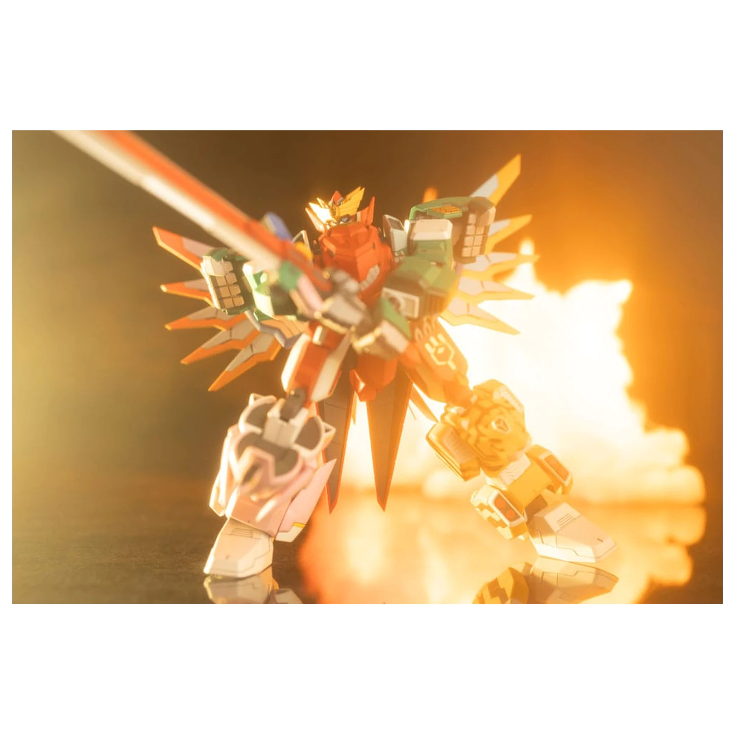 The Red Ranger Becomes an Adventurer in Another World Plastic Model Kit Maximum Kizuna Kaiser 17 cm Produktfoto