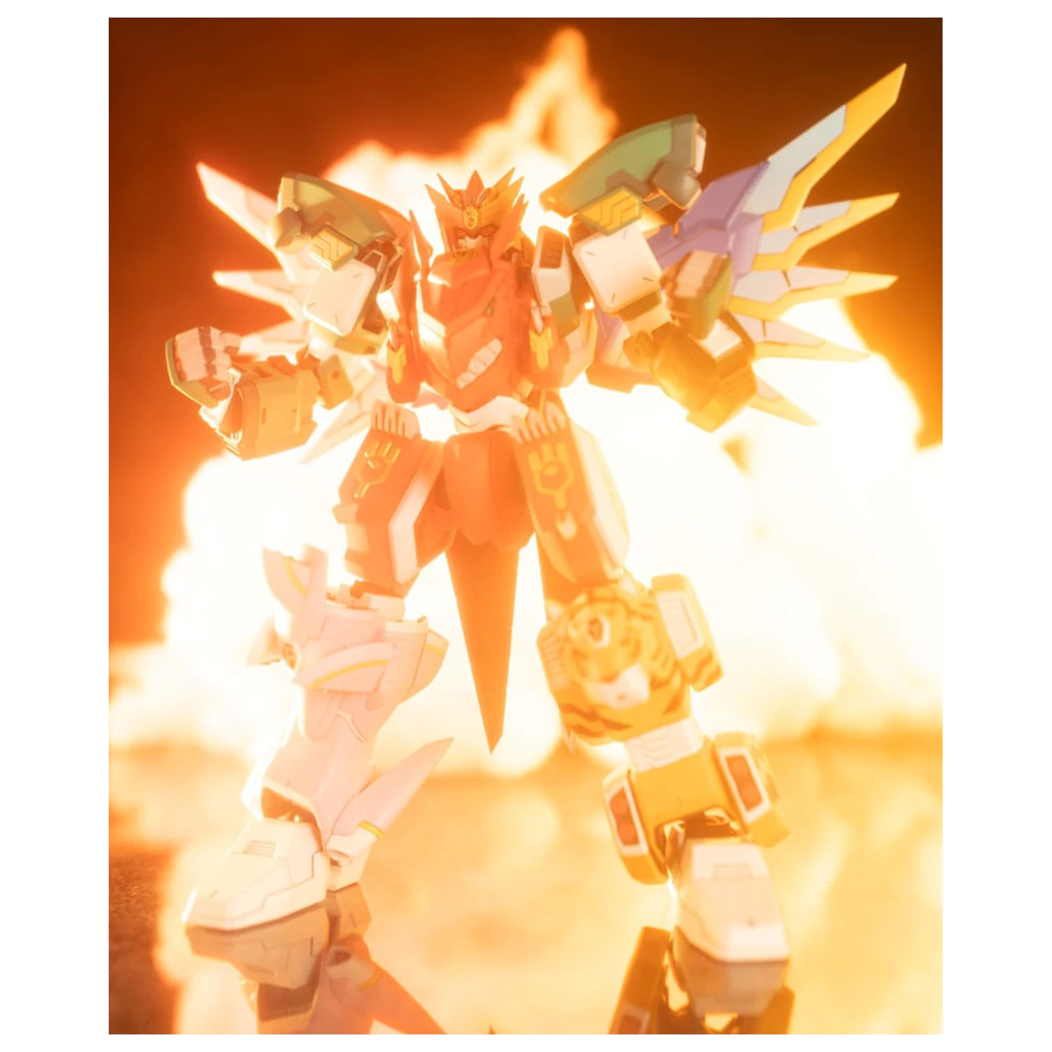 The Red Ranger Becomes an Adventurer in Another World Plastic Model Kit Maximum Kizuna Kaiser 17 cm Produktfoto