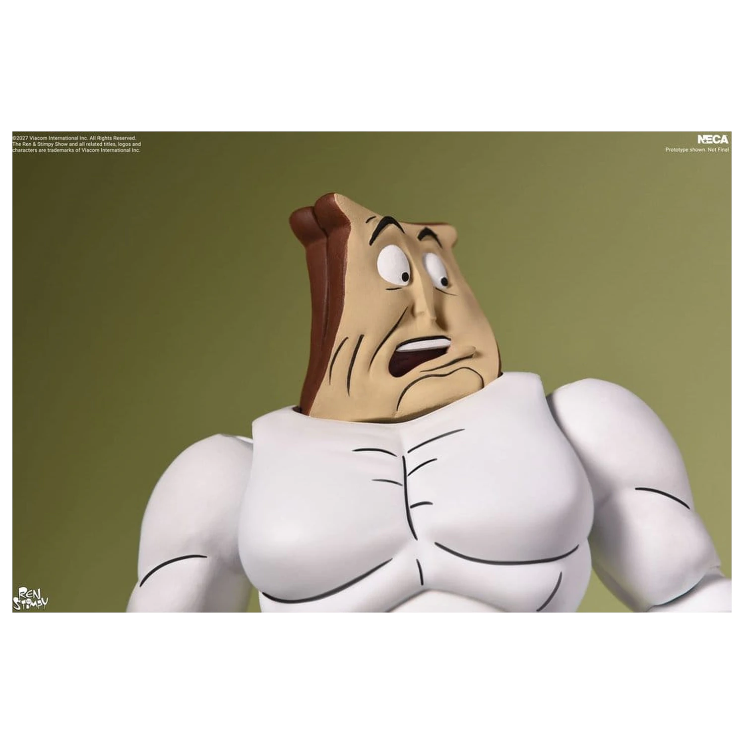 The Ren & Stimpy Show Actionfigur Ultimate Powdered Toast Man 18 cm Produktfoto