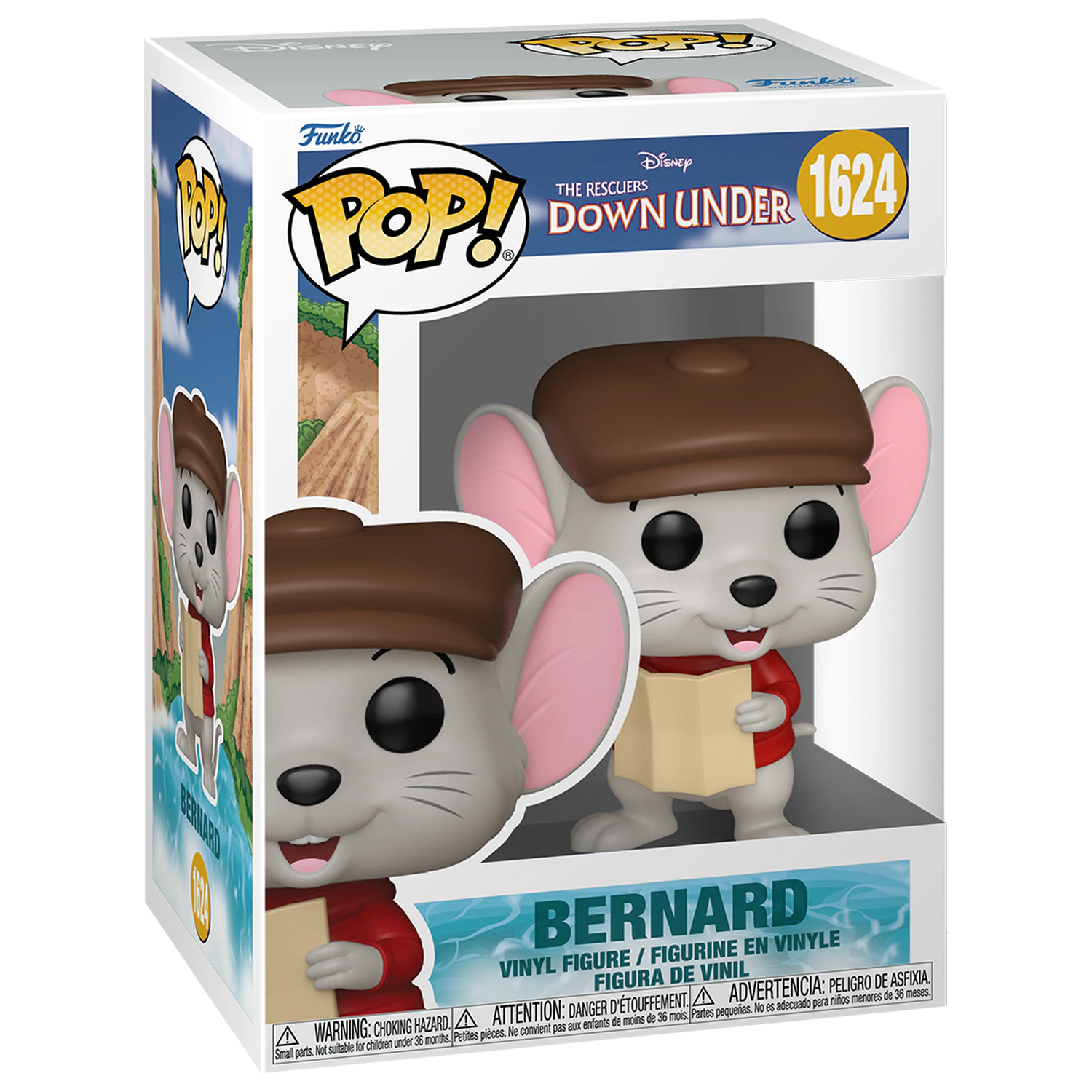 The Rescuers Down Under Funko POP! Disney Vinyl Figur Bernard 9 cm Produktfoto