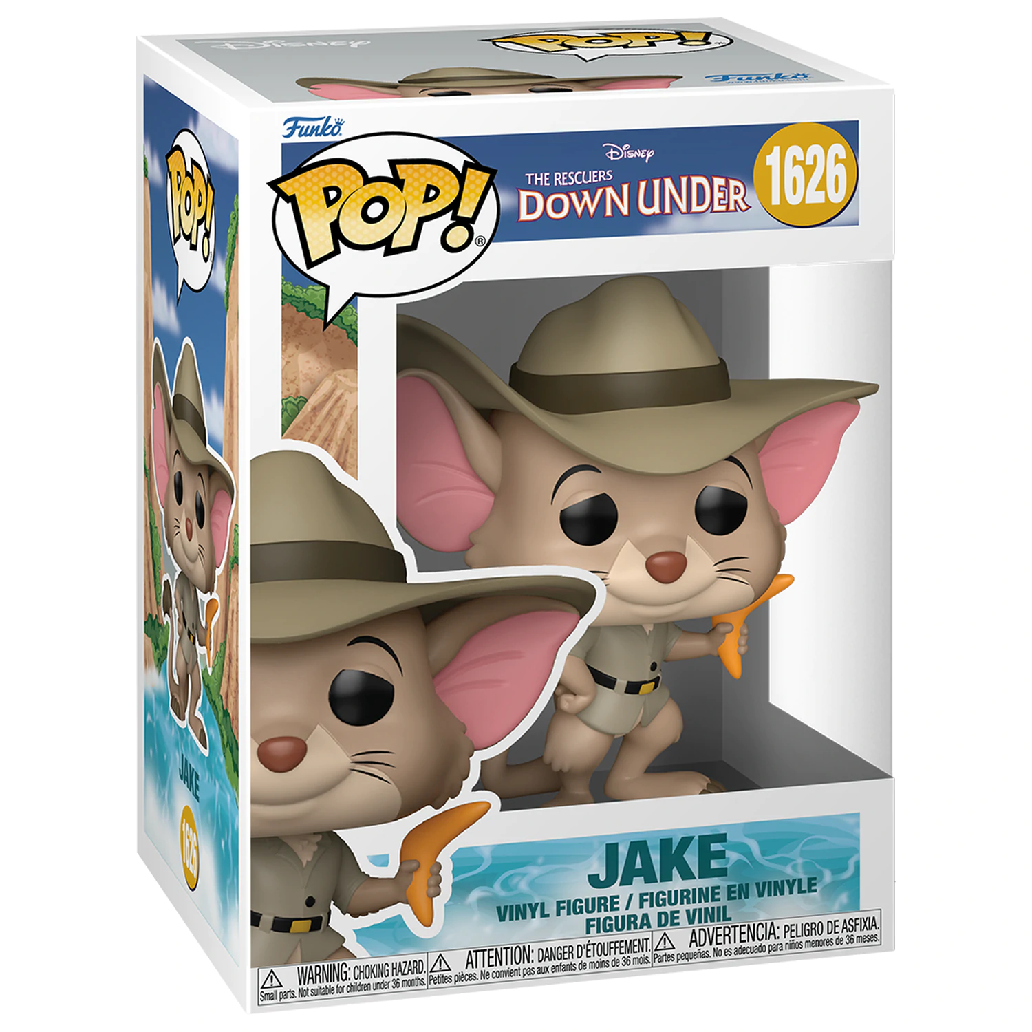 The Rescuers Down Under Funko POP! Disney Vinyl Figur Jake 9 cm Produktfoto