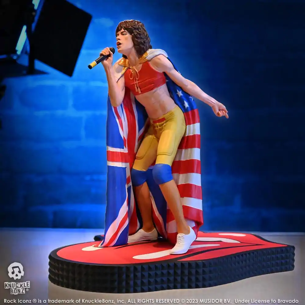 The Rolling Stones Rock Iconz Statue Mick Jagger (Tattoo You Tour 1981) 22 cm termékfotó