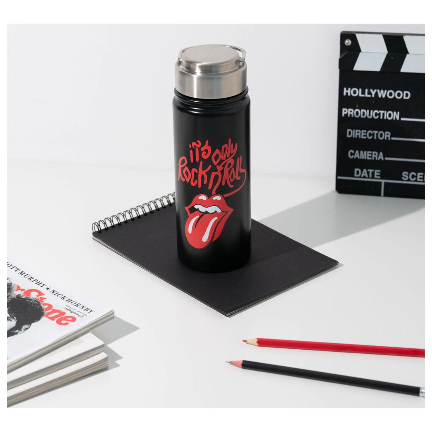 The Rolling Stones Edelstahlflasche 500ml Produktfoto