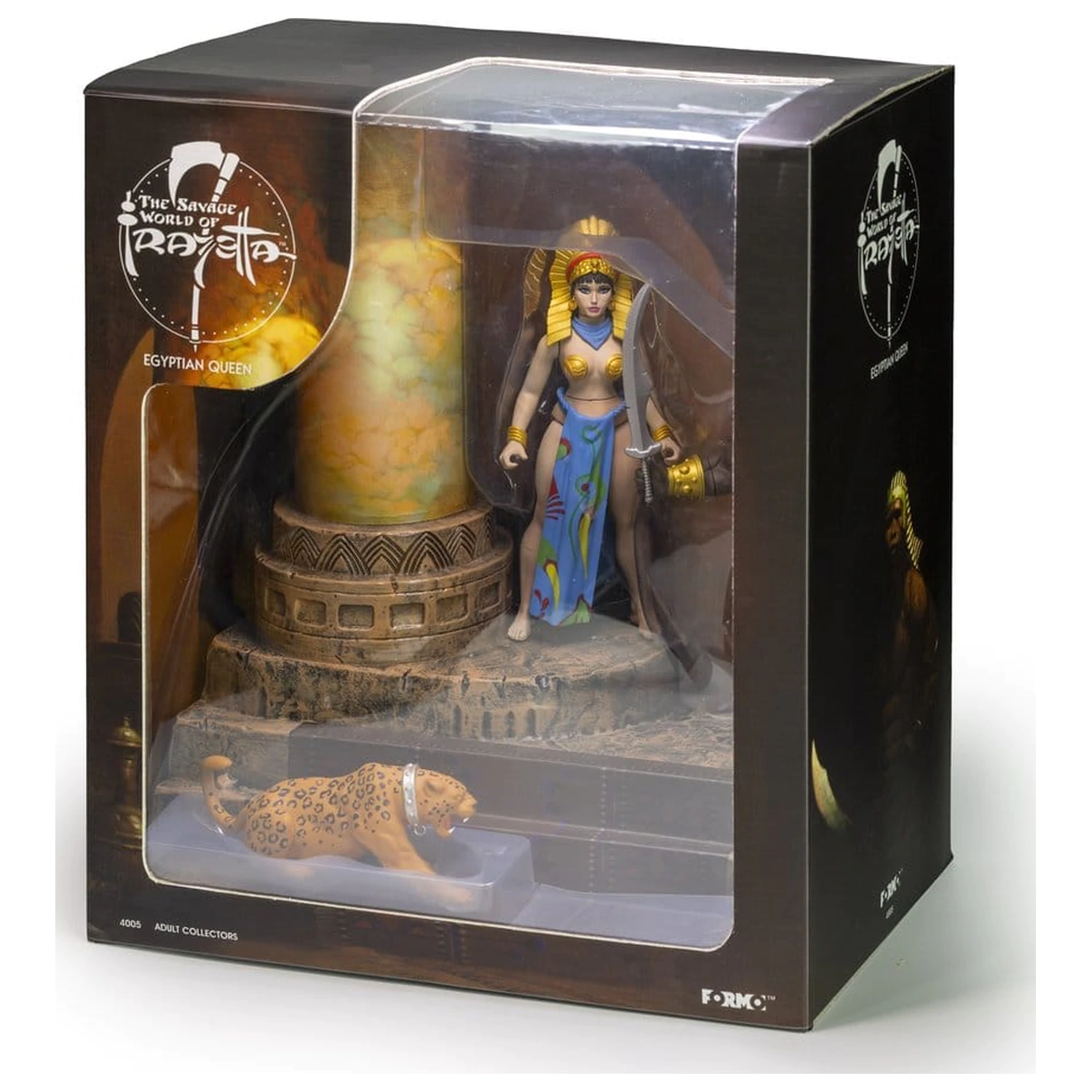 The Savage World of Frazetta Actionfiguren Set Egyptian Queen & The Guard (Museum Edition) 14 cm Produktfoto