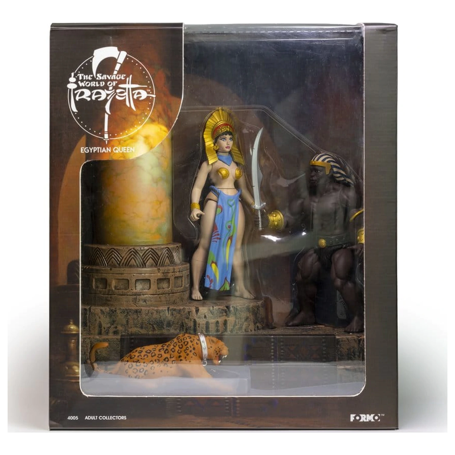 The Savage World of Frazetta Actionfiguren Set Egyptian Queen & The Guard (Museum Edition) 14 cm Produktfoto