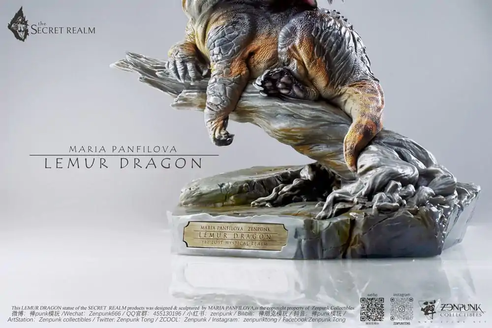 The Secret Realm Statue Lemur Dragon 38 cm Produktfoto