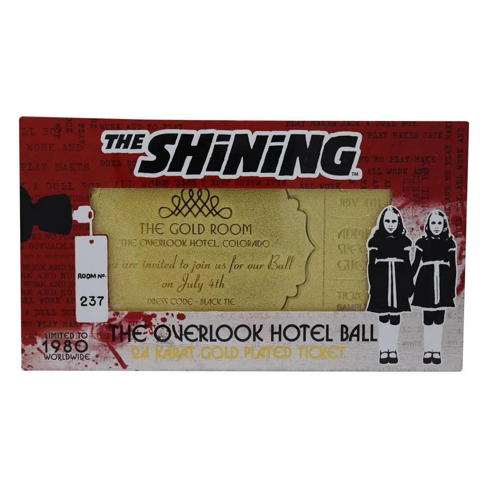 The Shining Replik Gyrosphere Collectible Ticket (vergoldet) Produktfoto