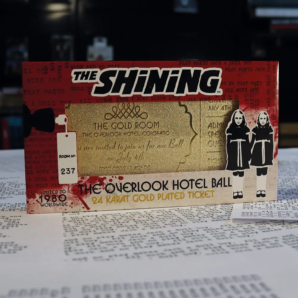 The Shining Replik Gyrosphere Collectible Ticket (vergoldet) Produktfoto