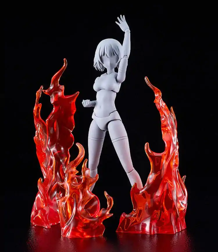 The Simple Effekt-Teile für Figuren Flames: Rot Produktfoto