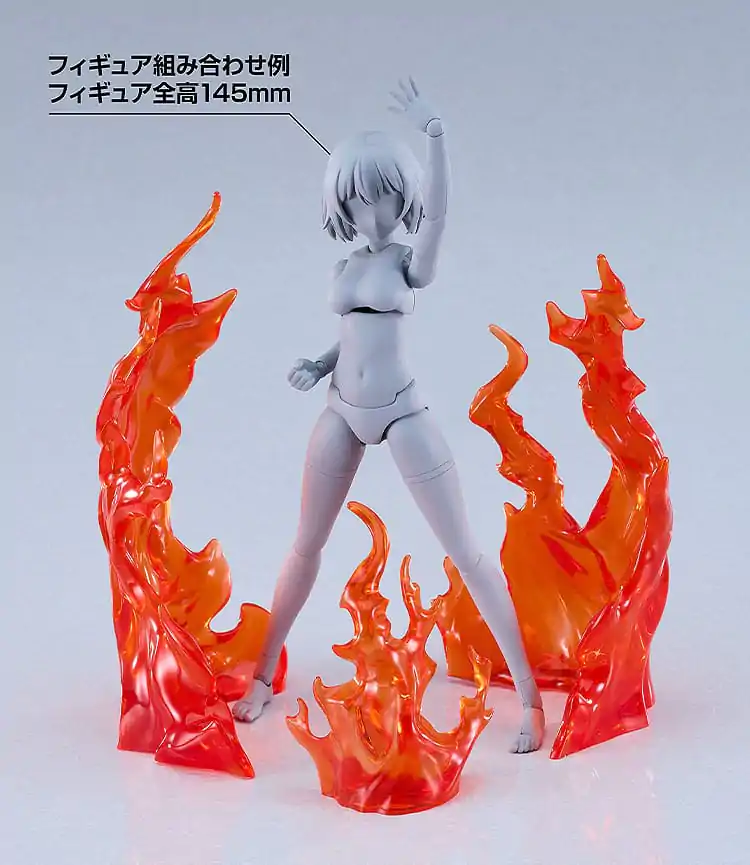 The Simple Effekt-Teile für Figuren Flames: Rot Produktfoto