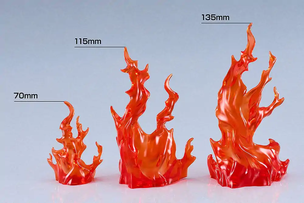 The Simple Effekt-Teile für Figuren Flames: Rot Produktfoto