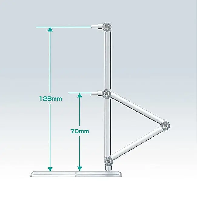 Der einfache Ständer Nendoroid More für Figuren & Modelle 3er-Packung Sechskant-Typ Produktfoto