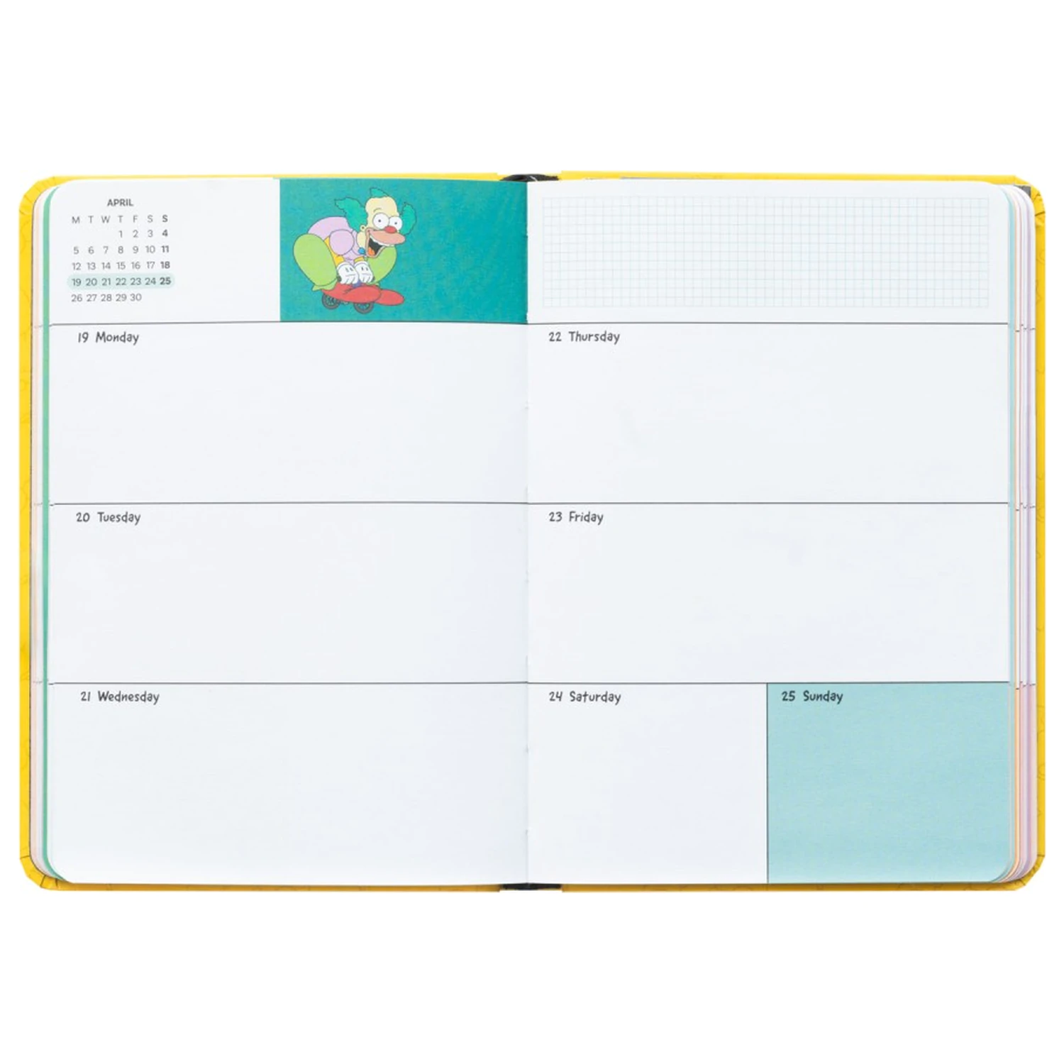 The Simpsons Akademischer Planer 2026/27 A6 *Englische Version* Produktfoto