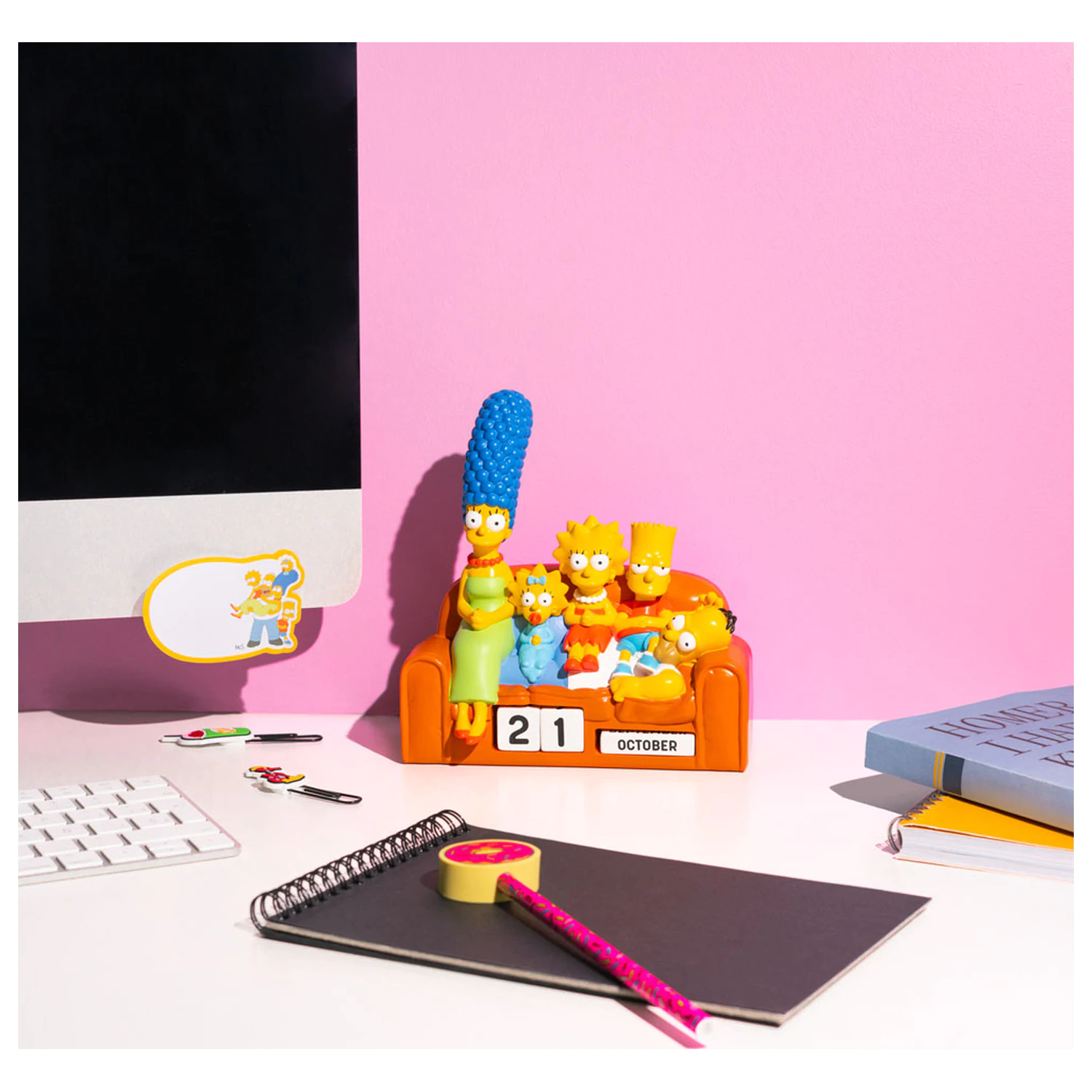 The Simpsons 3D ewiger Kalender Produktfoto