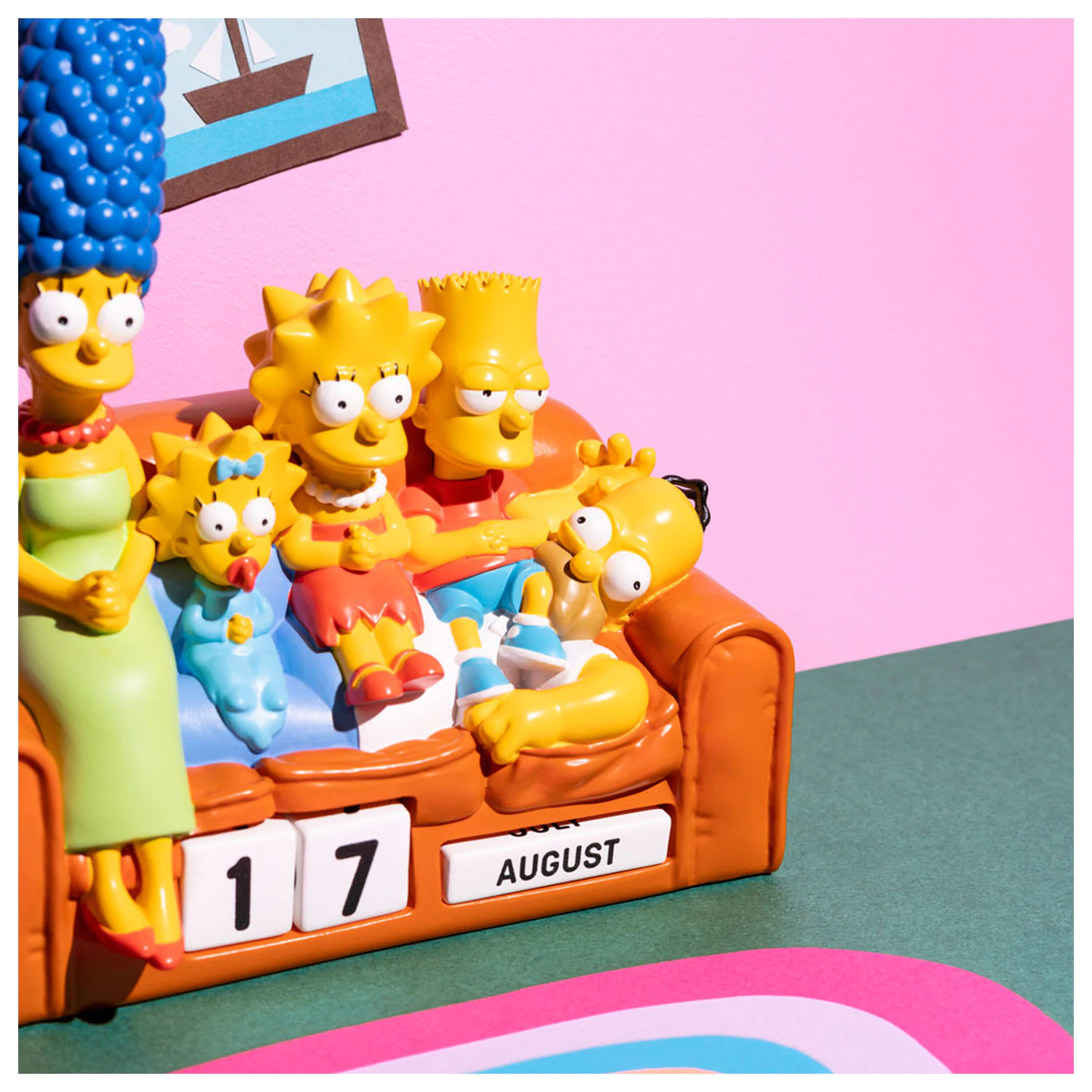 The Simpsons 3D ewiger Kalender Produktfoto