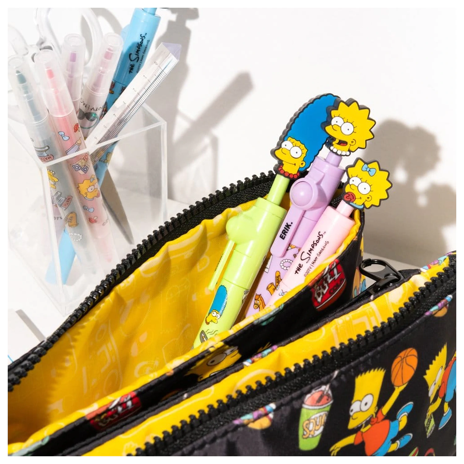 The Simpsons dreifaches Mäppchen Bart Produktfoto
