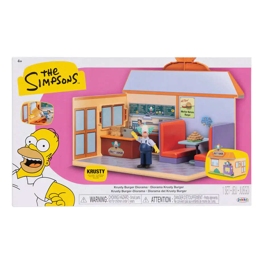 The Simpsons Burger Krusty Spielset Produktfoto