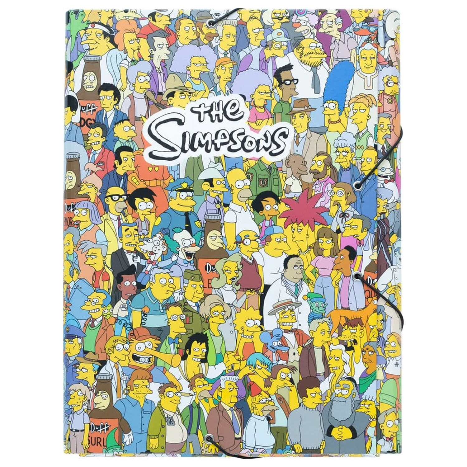 The Simpsons Gummizugmappe 34 x 26 cm Produktfoto
