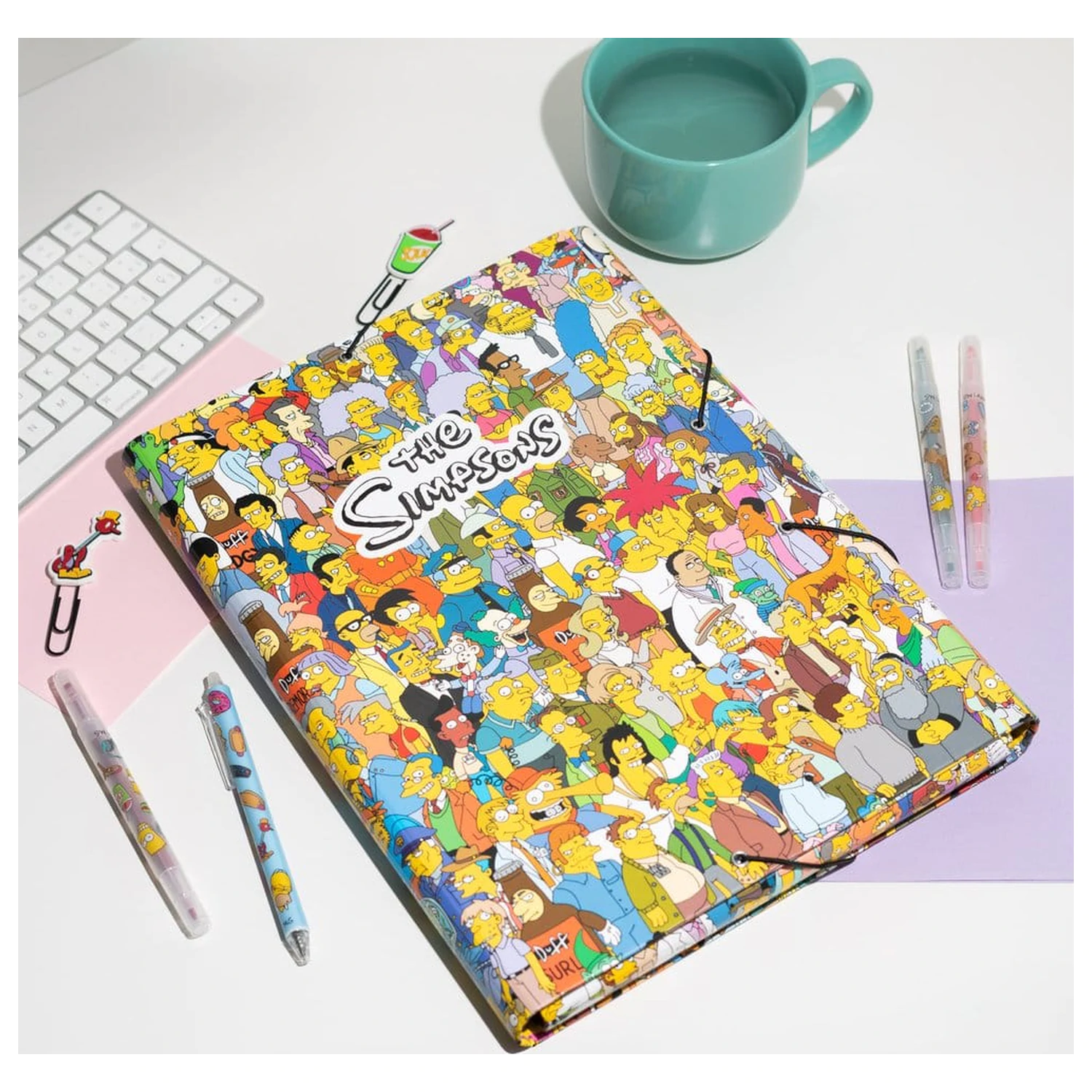The Simpsons Gummizugmappe 34 x 26 cm Produktfoto